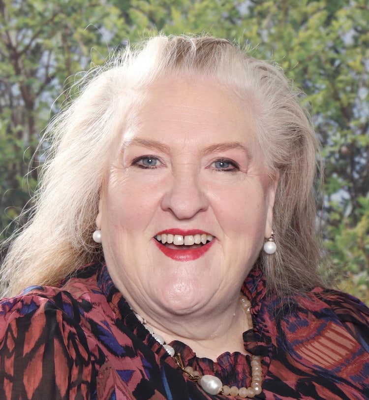 Adult female smiling